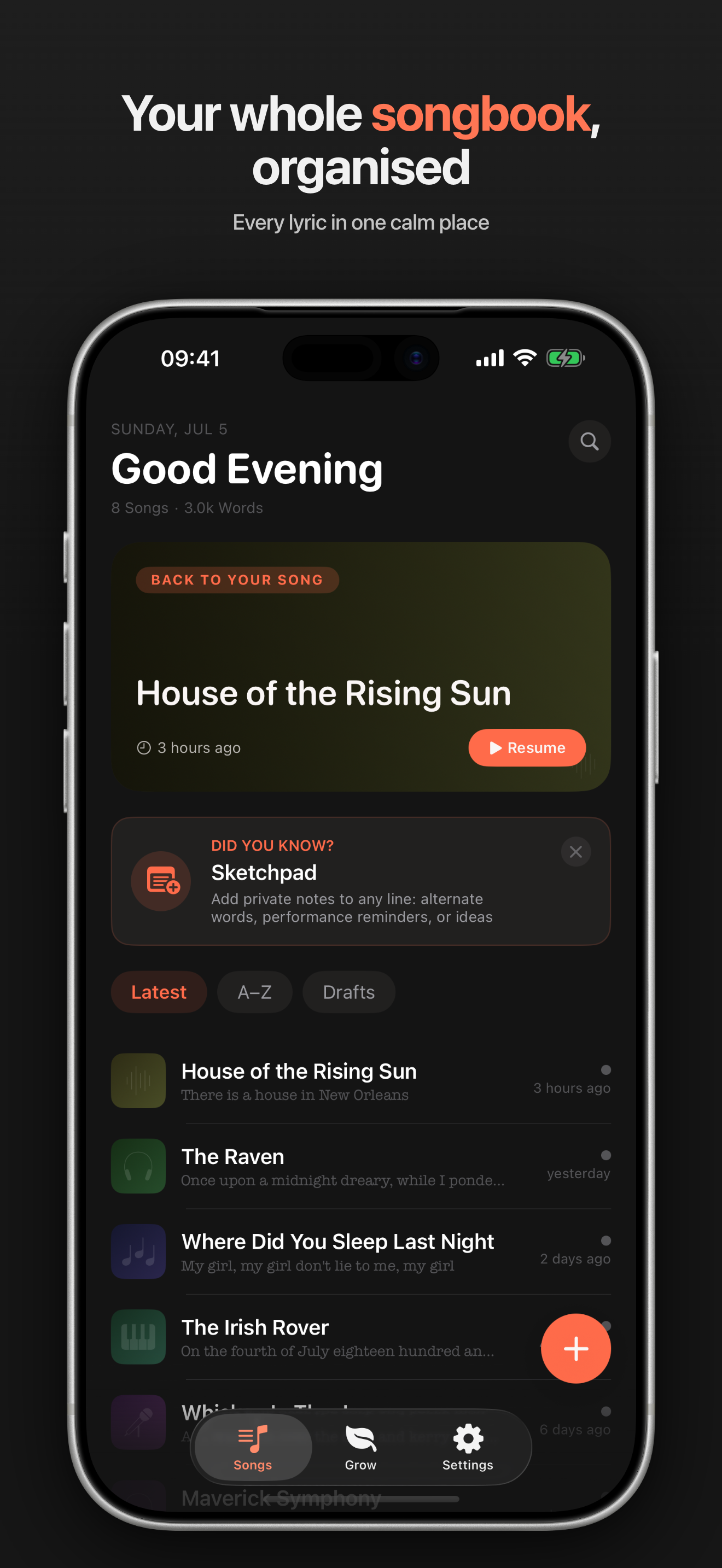 Song library